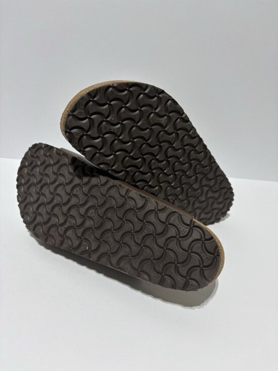 Birkenstock Men’s Arizona Dark Brown Sandals, Size US 10 M, EUR 43 main image 6